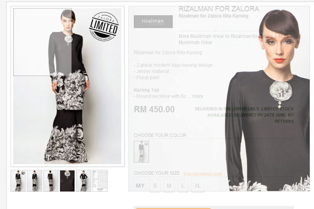 Rizalman and Zalora's Baju Kurung for Company's Dinner Party!