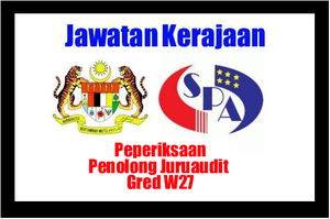 Peperiksaan Penolong Juruaudit Gred W27