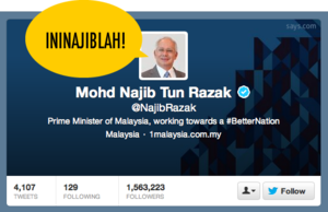 [TRENDING] 70% of Najib's Followers Are Fake. Believe It Or Not?