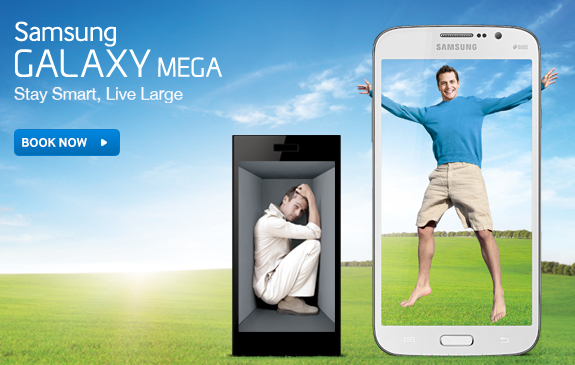 Samsung Launches Its Latest Flagship Galaxy Mega 5.8 Yesterday In India