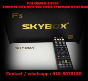 Skybox Full Channel Astrox Everyday Only RM18 Month!