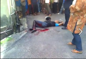 Perompak Kota Bahru ditembak polis video dan gambar