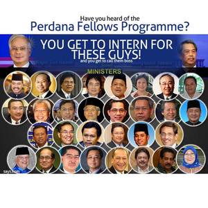 Najib Is Giving You A Chance To Intern For Him. You Want? 